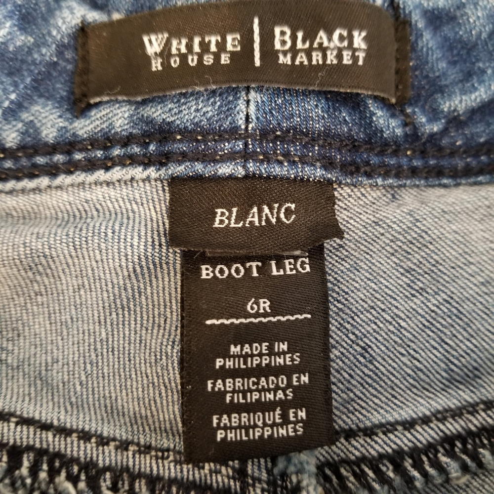 White House Black Market Blanc Women's Jeans - Picture 6 of 8